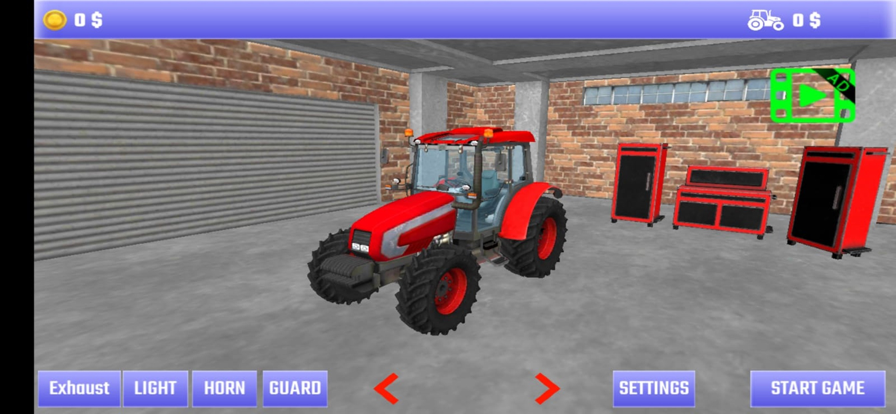 拖拉机驾驶模拟器游戏