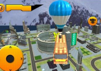 飞行气球巴士冒险最新版游戏