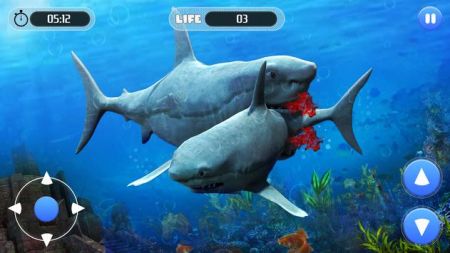 白鲨攻击任务3D游戏