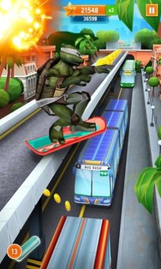 忍者神龟地铁跑酷：非常好玩的跑酷类游戏
