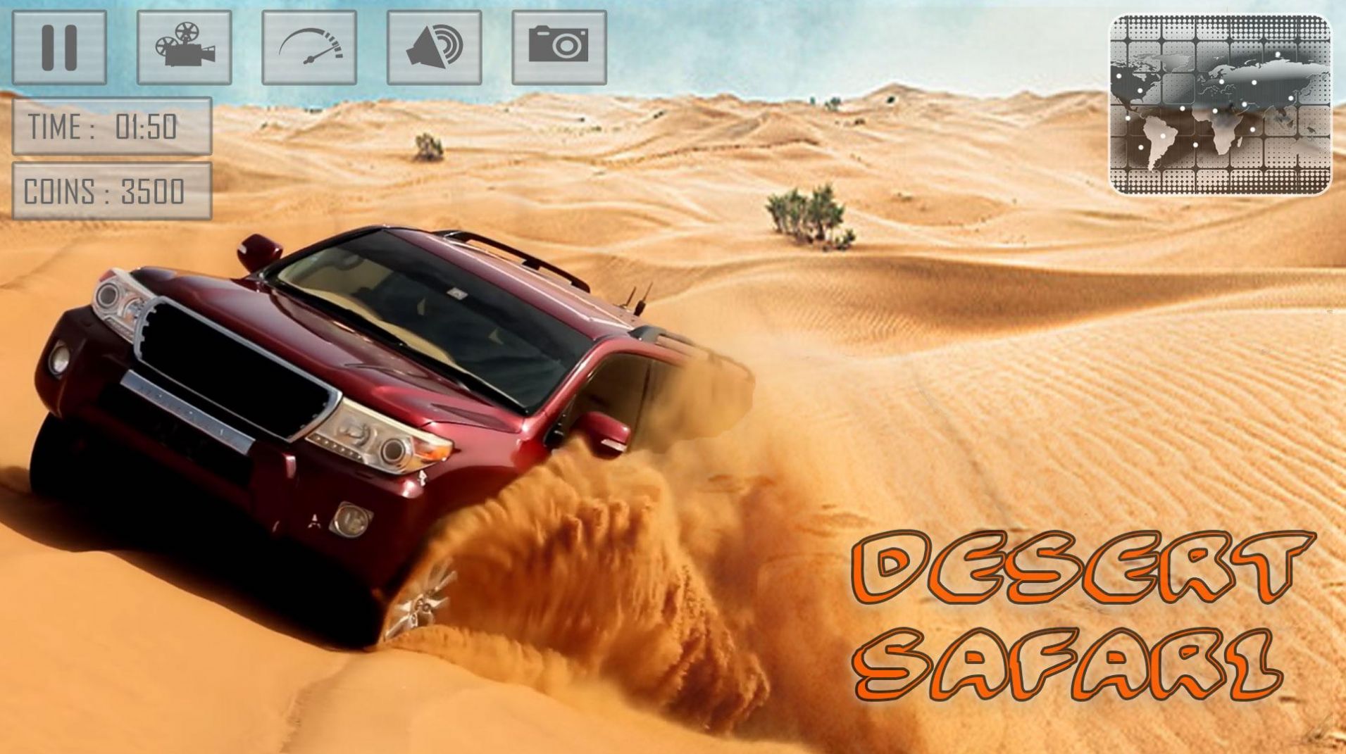 沙漠越野四驱车：非常刺激的赛车竞速游戏